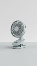 Clip fan with mist grey casing